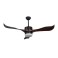 FAN VENTILATION WITH LIGHT  PRCF-80437 142cm BLACK/BROWN